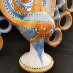 Filadelfio Todaro Candelabro Peacock Honey e Azure><noscript><img width=