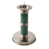 Design Center 1991 Candeliere Galucharme verde smeraldo di Nino Basso> Candelieri E Portacandele