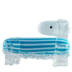 Venice Factory Cane a strisce scultura in vetro veneziano di Eliana Gerotto> Statuine