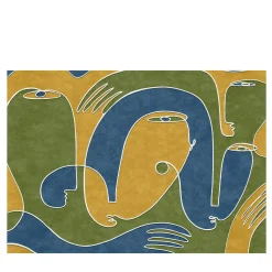 Affreschi & Affreschi Carta da parati a trama multicolore Oneline> Carte Da Parati