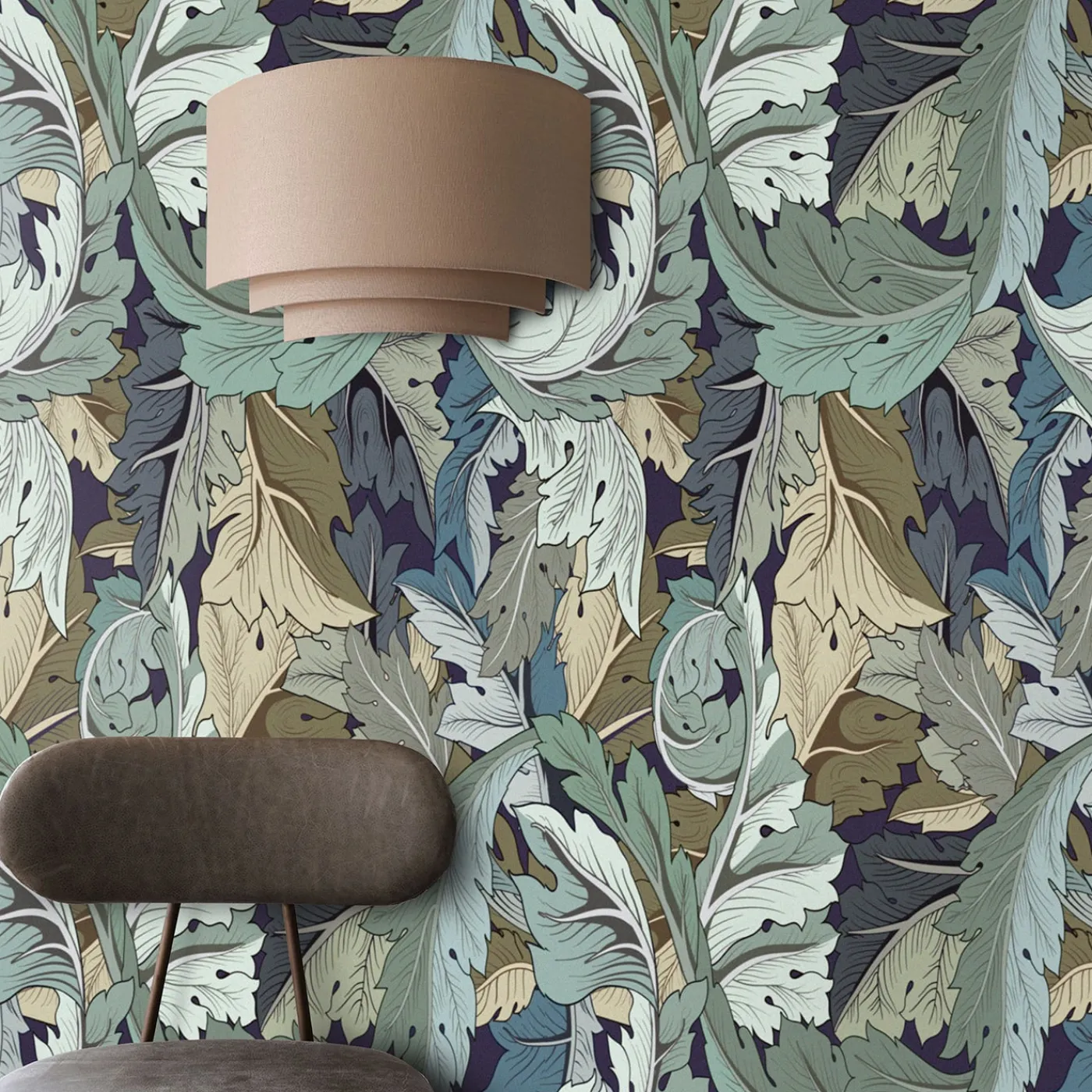 Wallpapers4Beginners Carta da parati Art Nouveau Vittoriana> Carte Da Parati