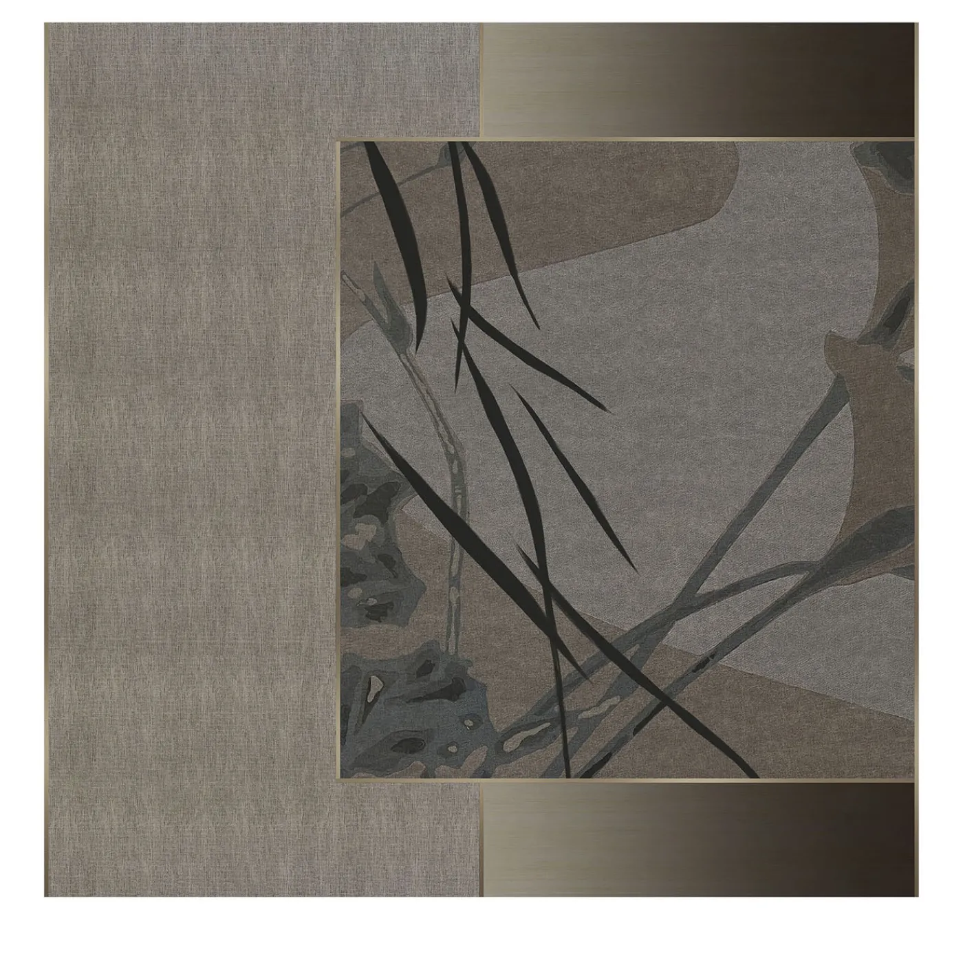 Glamora Carta da parati Beige Confin del mare> Carte Da Parati