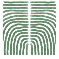 Wallpapers4Beginners Carta da parati Boho Verde e Bianca> Carte Da Parati