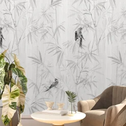 Wallpapers4Beginners Carta da Parati Estetica Japandi con Bambù> Carte Da Parati