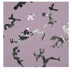 MaVoix Carta da parati Find me in the Dark Rosa Retro di Magnus Gjoen> Carte Da Parati