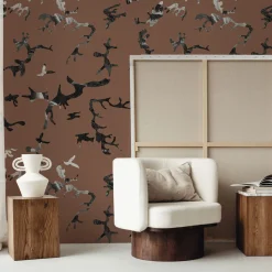 MaVoix Carta da Parati Find Me In The Dark Noce Moscata di Magnus Gjoen><noscript><img width=