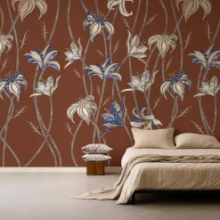 MaVoix Carta da parati Fiori Terracotta di Marika Tardio><noscript><img width=