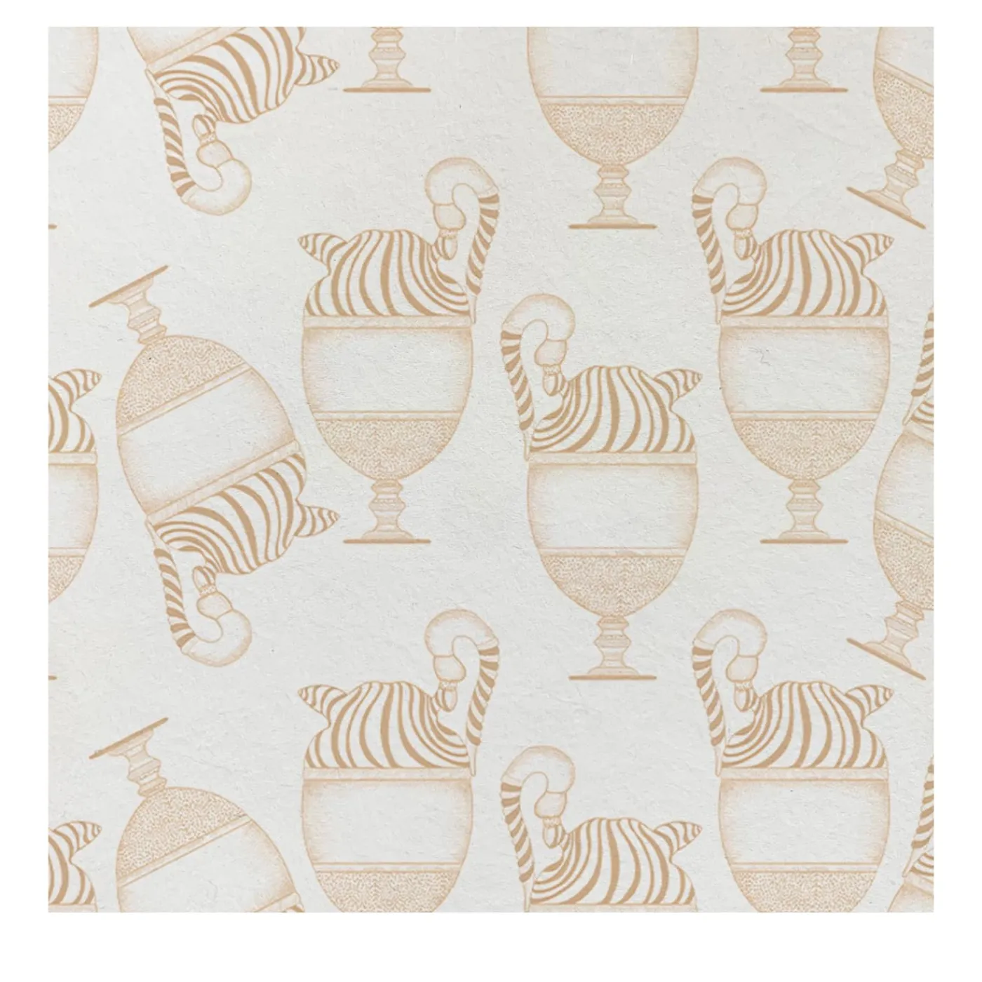 MaVoix Carta da parati Fontana Bianco & Nocciola> Carte Da Parati