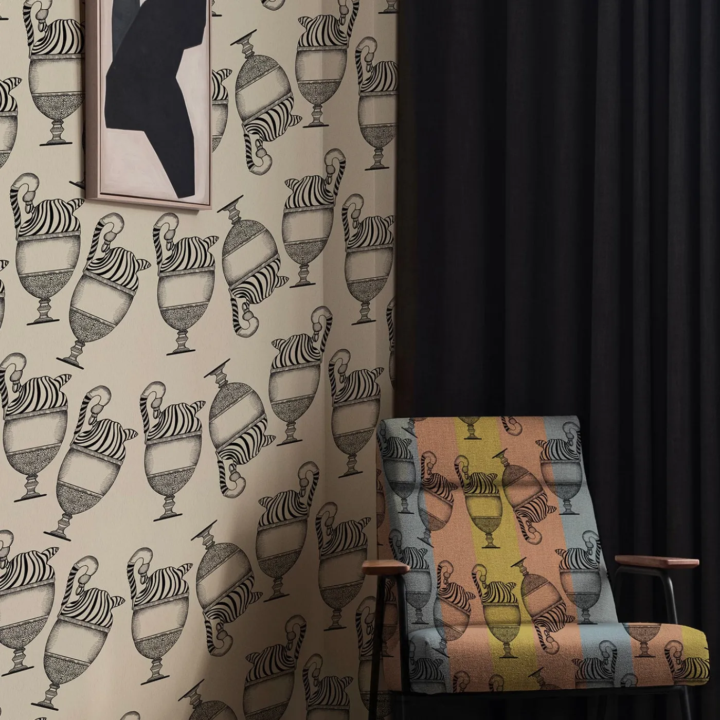 MaVoix Carta da parati Fontana Zebrato> Carte Da Parati