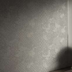 Glamora Carta da parati Grigia Ricami><noscript><img width=