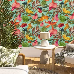 Wallpapers4Beginners Carta da parati hawaiana Tiki Decor><noscript><img width=