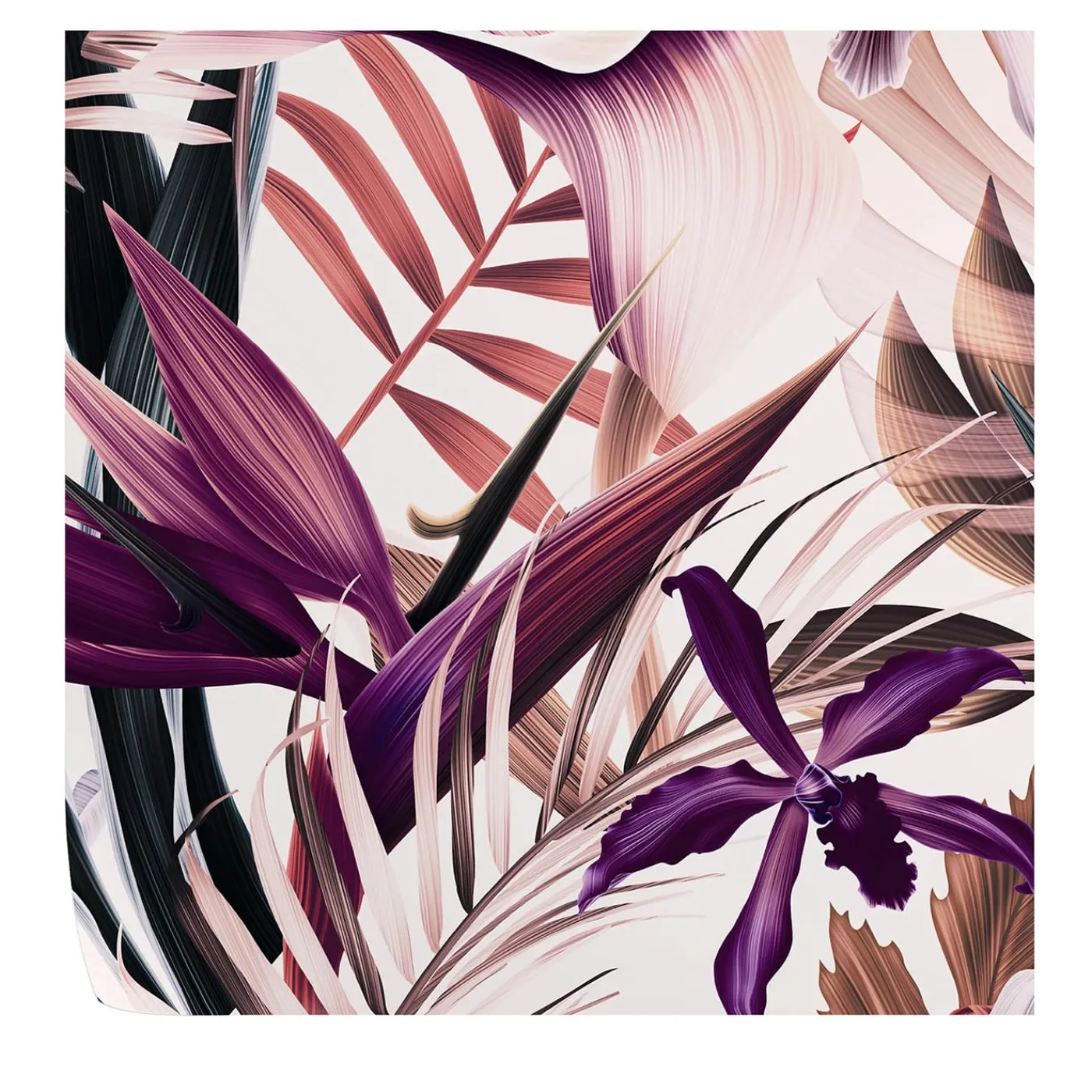 Wallpapers4Beginners Carta da parati hawaiana con stampa tropicale esotica> Carte Da Parati