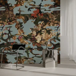 MaVoix Carta da parati Hidden In Plain Sight Nikko Blue di Magnus Gjoen><noscript><img width=