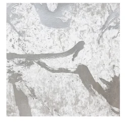 Giardini Wallcoverings Carta da parati in velluto metallico argento Glam Jazz> Carte Da Parati