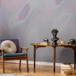 MaVoix Carta da parati Interferenze Ultraviolette di Studio Lievito> Carte Da Parati