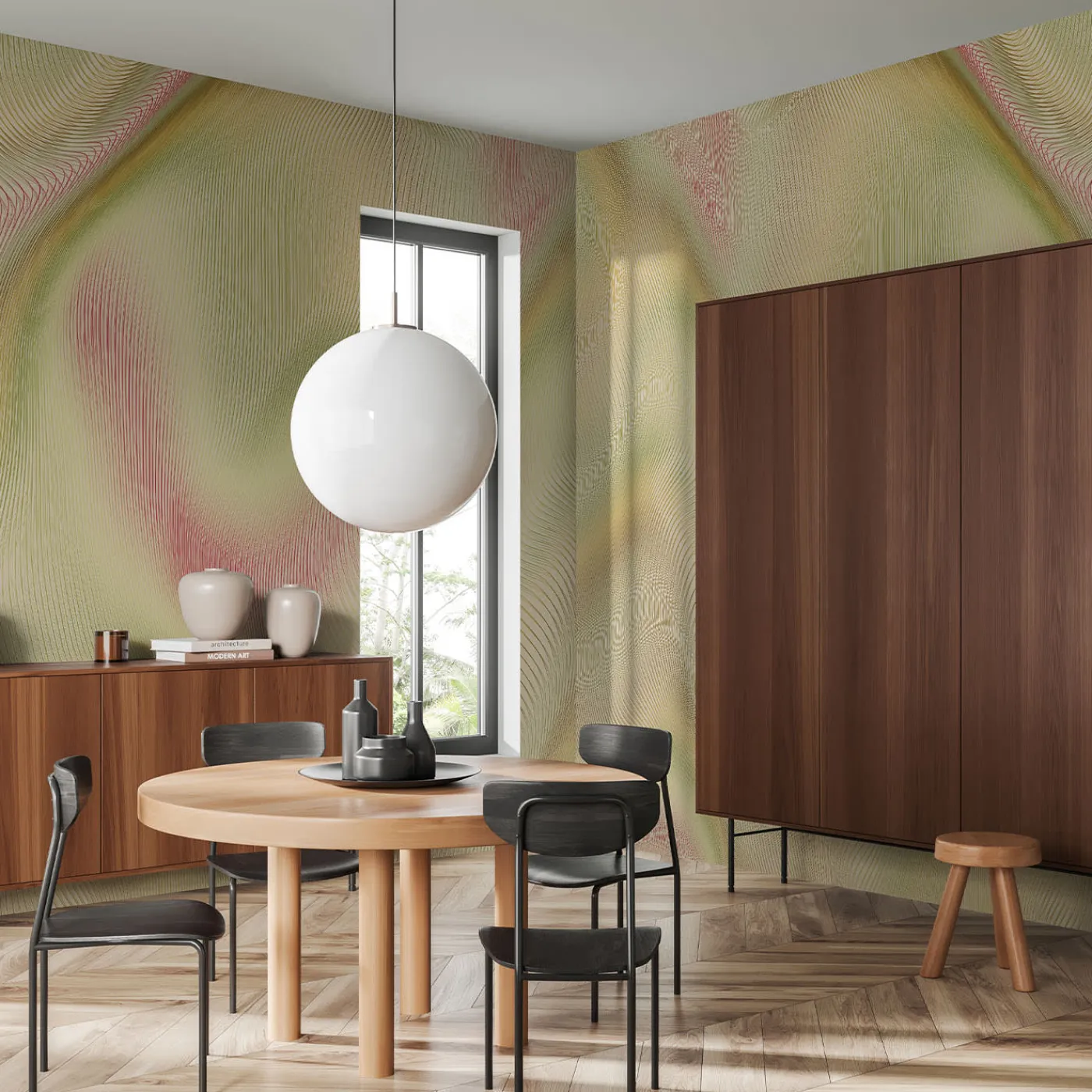 MaVoix Carta da parati Interferenze Lime di Studio Lievito> Carte Da Parati