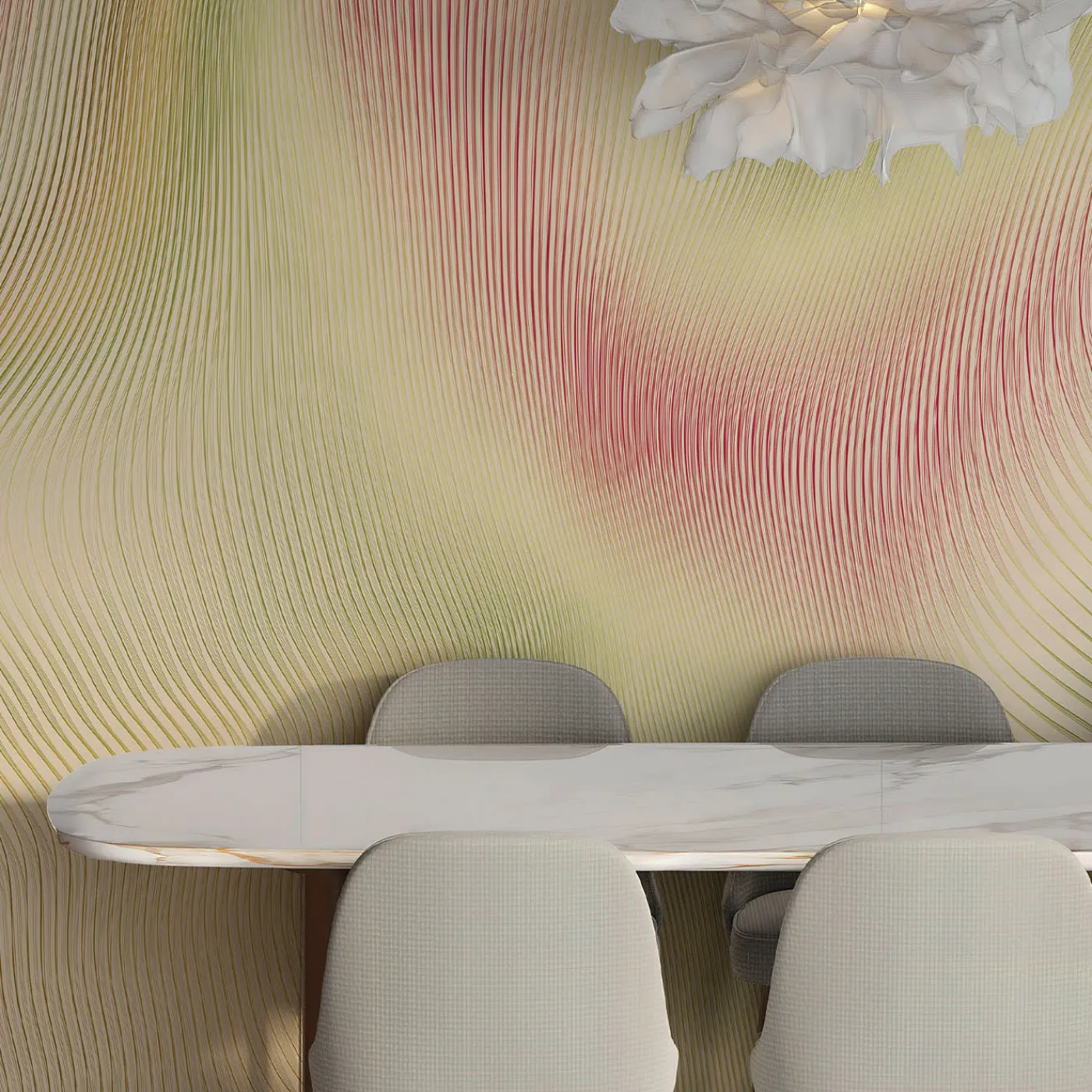 MaVoix Carta da parati Interferenze Lime di Studio Lievito> Carte Da Parati