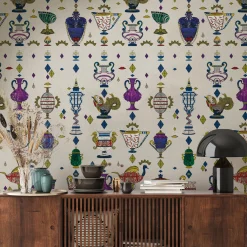 MaVoix Carta da parati Ludovica Ecrù><noscript><img width=