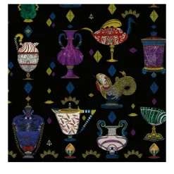 MaVoix Carta da parati Ludovica Nero Mezzanotte> Carte Da Parati