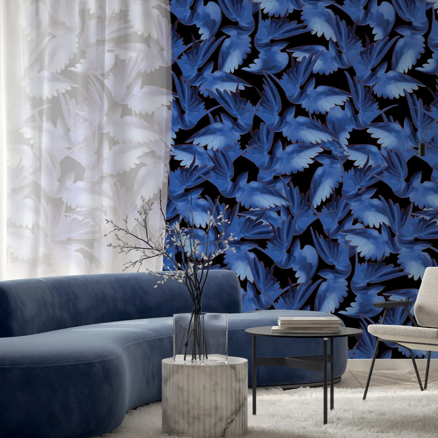 MaVoix Carta da parati Misteriosa di Leonardo Dini> Carte Da Parati