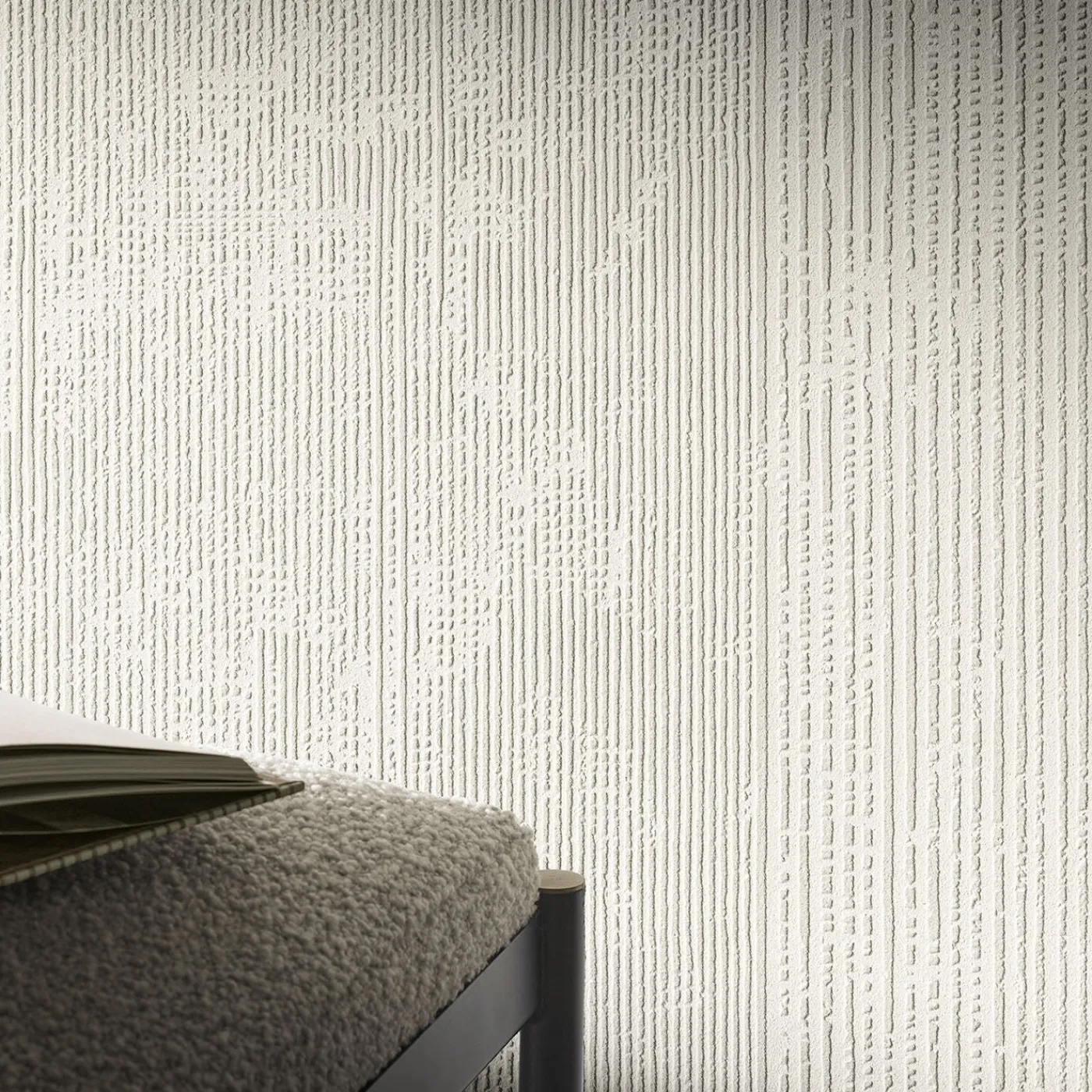 Glamora Carta da Parati Rilievi Bianca> Carte Da Parati