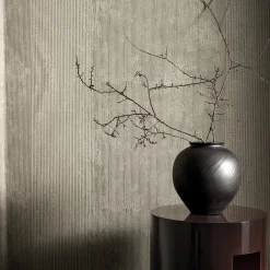 Glamora Carta da parati Rilievi Grigia><noscript><img width=