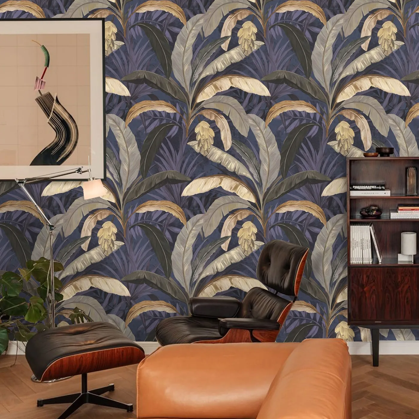 Wallpapers4Beginners Carta da parati scura con banane tropicali nella giungla selvaggia> Carte Da Parati