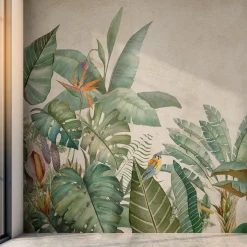 Affreschi & Affreschi Carta da parati testurizzata Giungla esotica> Carte Da Parati