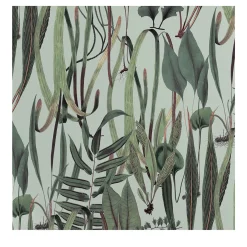 Wallpapers4Beginners Carta da Parati Verde Botanica Vintage con Erbe> Carte Da Parati