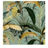 Wallpapers4Beginners Carta da parati verde e gialla con foglie di banano> Carte Da Parati
