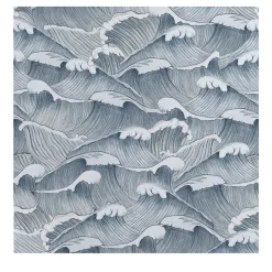 Wallpapers4Beginners Carta da Parati Vintage con Onde Giapponesi> Carte Da Parati