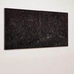 CaCO3 Studio Cattedrale n110 n111 Set di 2 pannelli decorativi in vetro nero><noscript><img width=