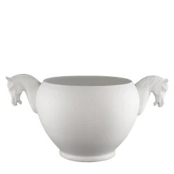 VGnewtrend Cavallo Piccolo Vaso decorativo bianco> Anfore