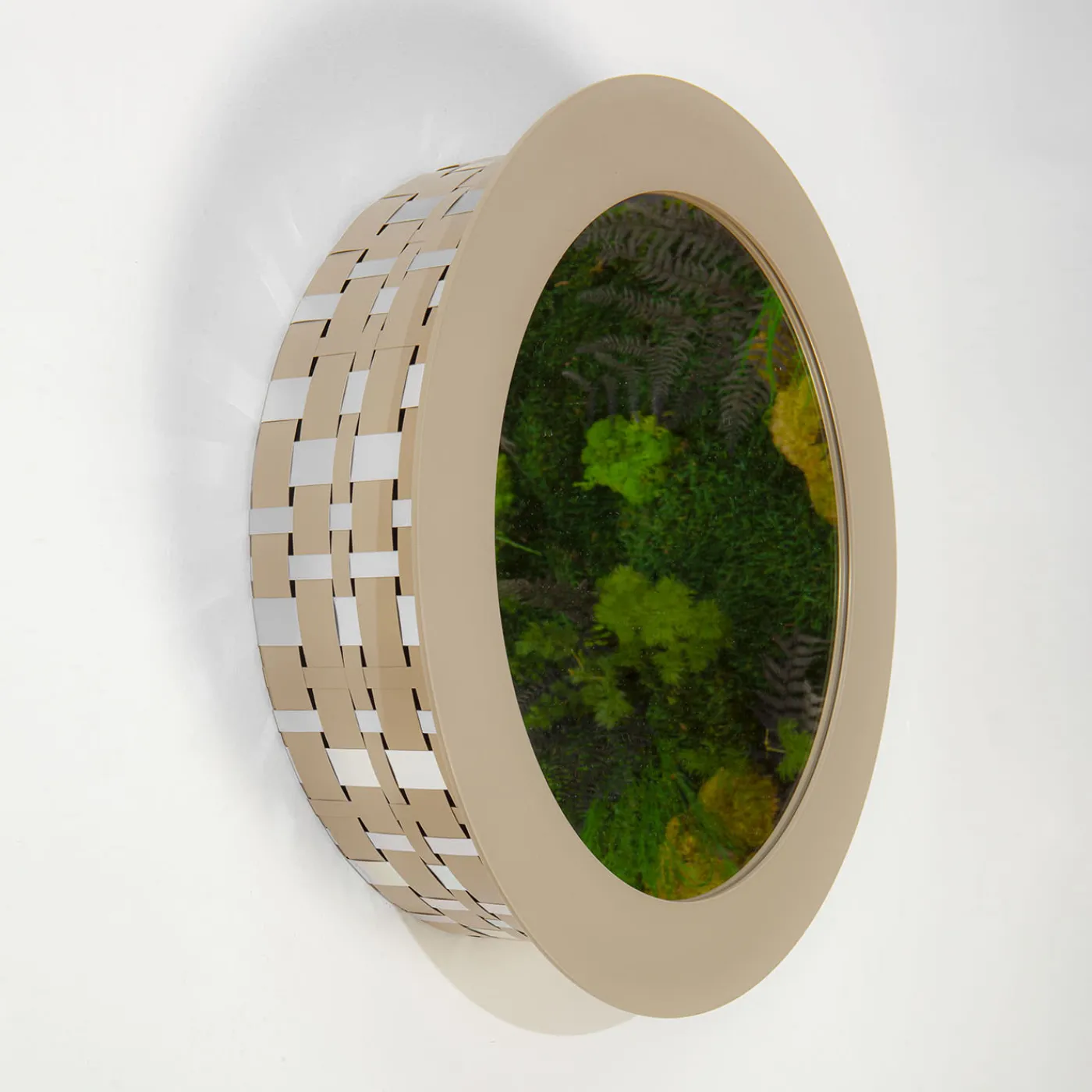 Splot Design Celato 40 Specchio rotondo dorato> Specchi Da Parete