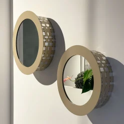 Splot Design Celato 30 Specchio rotondo dorato><noscript><img width=