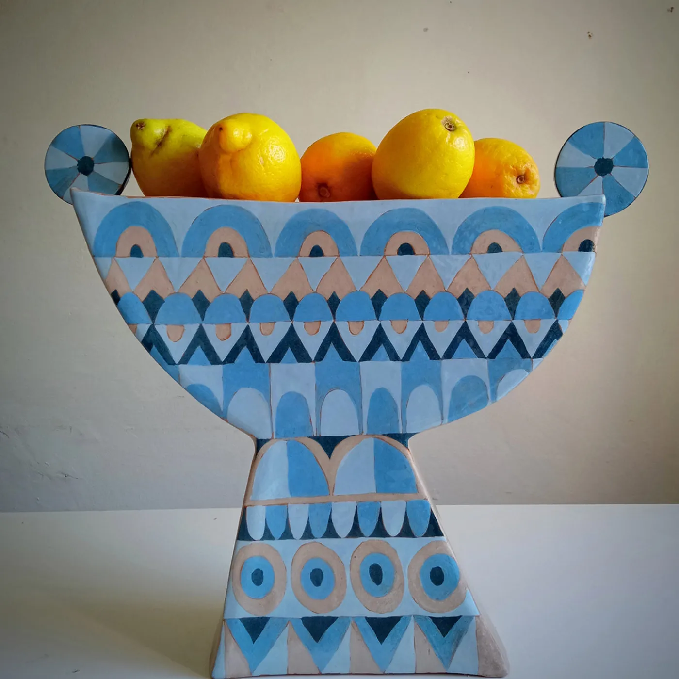 Chiara Berta Centro tavola grande Mediterranea azzurro #1> Centrotavola