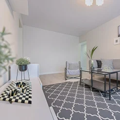 VéVé Glass Centrotavola a scacchiera in bianco e nero> Centrotavola