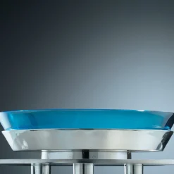 Serafino Zani Centrotavola a tavola rotonda in edizione limitata di Ettore Sottsass> Centrotavola