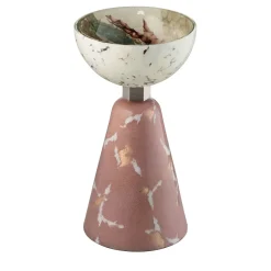 Incalmi Centrotavola Alchimie in vetro di Murano Rosa Quarzo> Centrotavola