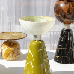 Incalmi Centrotavola Alchimie in vetro di Murano Black Emperador> Centrotavola