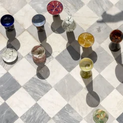 Incalmi Centrotavola Alchimie in vetro di Murano Black Emperador><noscript><img width=