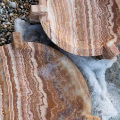 StudioNudo Centrotavola Basso in Onice Block Stand> Centrotavola