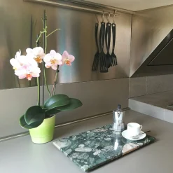 Espidesign by Paola Speranza Centrotavola Convivio in Marmo Verde Marinace Lucido> Centrotavola