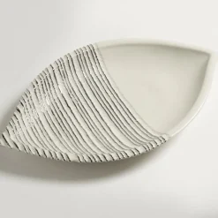 Fos Ceramiche Centrotavola in platino "Argo> Piatti Decorativi