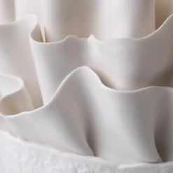 Fos Ceramiche Centrotavola in Porcellana Bianca Posidonia><noscript><img width=