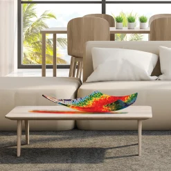 VéVé Glass Centrotavola in vetro di Murano Rombo Impression di Andrea Orso> Centrotavola