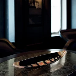 VéVé Glass Centrotavola in vetro di Murano Gondola Muses di Andrea Orso> Centrotavola