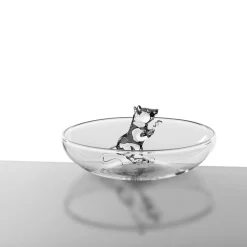 Simone Crestani Centrotavola in Vetro Trasparente Little Mouse #2><noscript><img width=