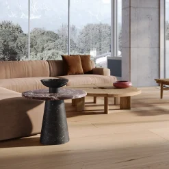 MMairo Centrotavola Inside Out in marquina nera di Karen Chekerdjian><noscript><img width=