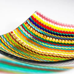 VéVé Glass Centrotavola Rombo in vetro di Murano multicolore di Andrea Orso> Centrotavola